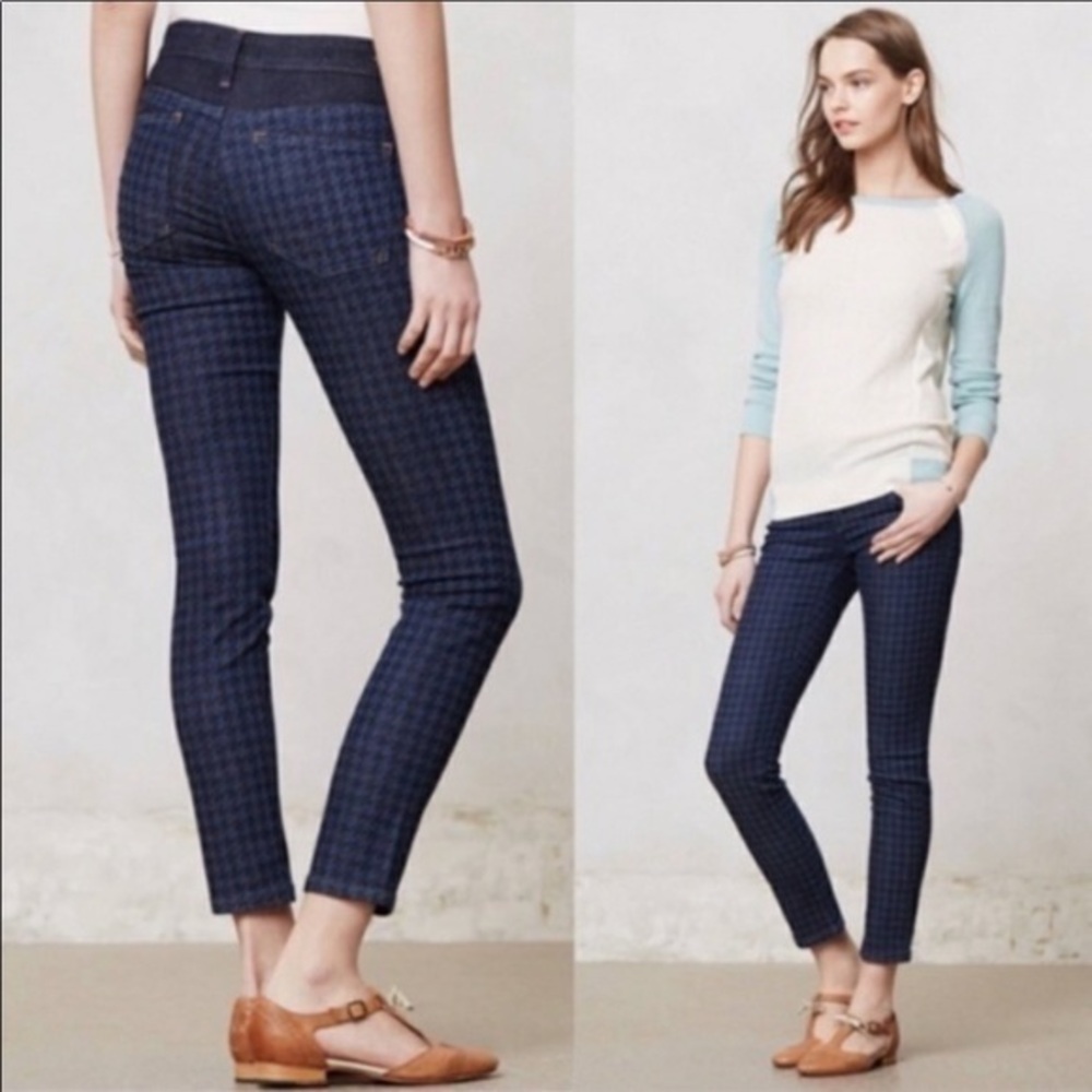 Pilcro and the Letterpress AnthroHoundstooth Jeans
